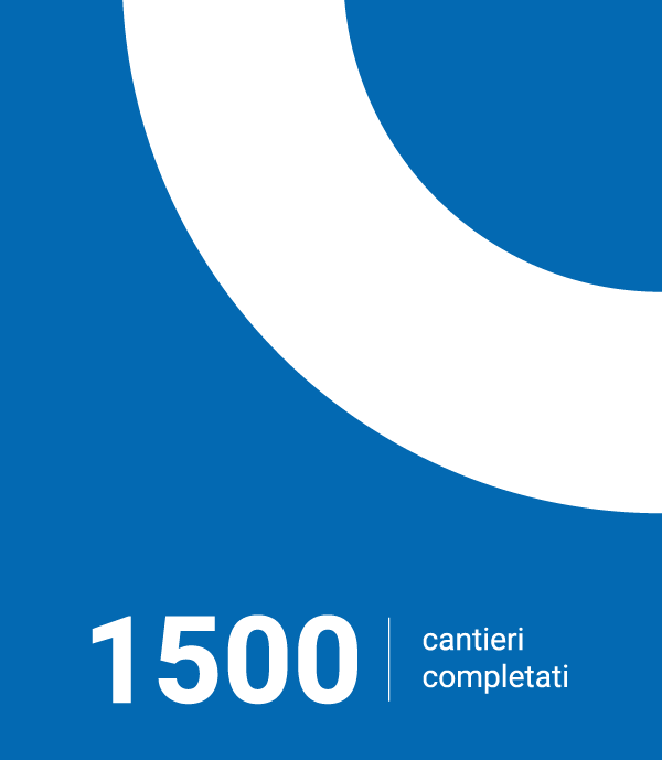 1500 cantieri completati